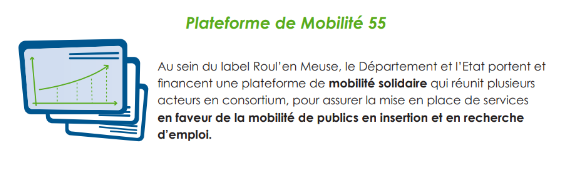 Plateforme de mobilité 55